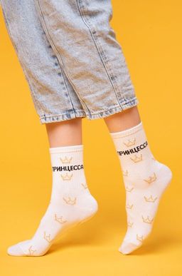 Прикольные носки с надписью Happy Fox  фото 4