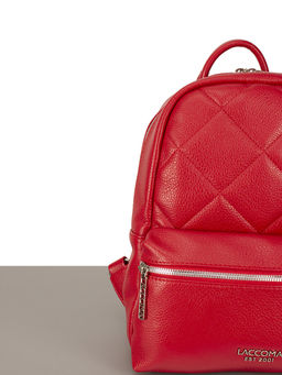 LACCOMA рюкзак Скарлет-красный эко кожа хлопок  фото 3