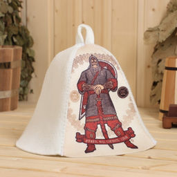 Шапка для бани Держать небо - сохранять землю! принт