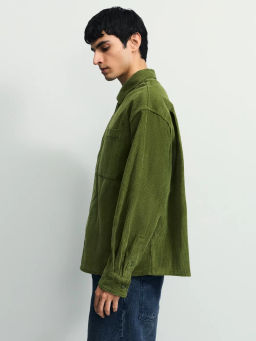 Вельветовая рубашка / Zarina  фото 4