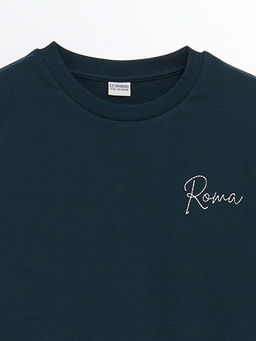 Bisiklet Yaka Erkek ?ocuk Sweatshirt