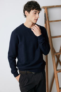 Sudadera con diseno de espiguilla Regular Fit - H&m фото 4