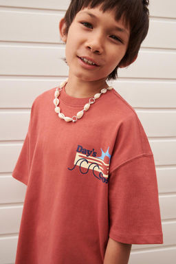 SLOGAN PRINT T-SHIRT