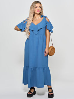 Сарафан 0382-1с джинс - Dora фото 10