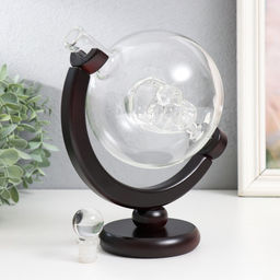 Фигурка «Сувенирный графин. Череп в шаре», 850 мл, 27×16.5×36 см