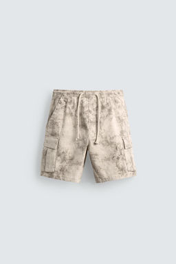 BERMUDA CARGO RELAXED FIT LAVADO / Estampado - Zara фото 7