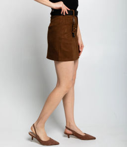 Юбка #КТ8525 (1), шоколадный