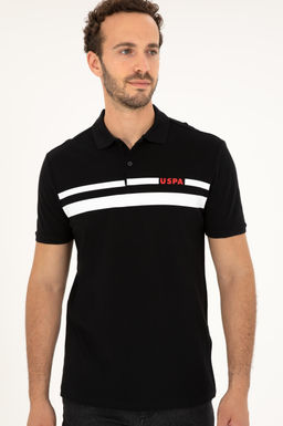 U. S. Polo Assn / Мужская черная футболка - U.s. polo assn фото 3