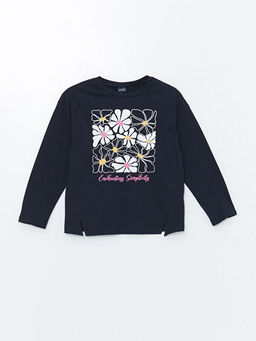 Bisiklet Yaka K?z ?ocuk Ti??rt