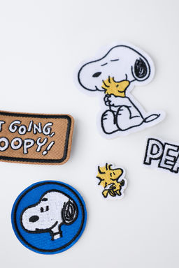 SNOOPY PEANUTS FIVE PATCH PACK - Zara фото 3