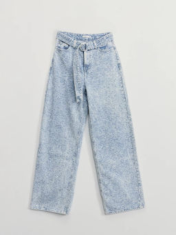 Джинсы wide leg с высокой посадкой / Zarina фото 6