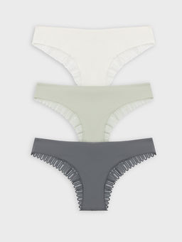 Трусы бразилиана женские в наборе, 3 шт - Mark formelle фото 8