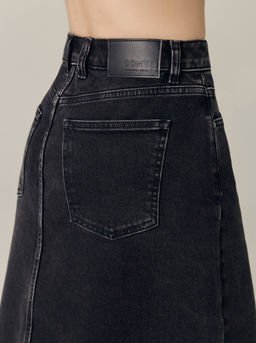 CONTE CON-685 Юбка джинсовая женская washed black - Conte elegant фото 7