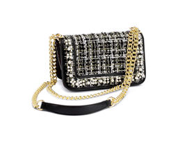 Сумка, черно-белая