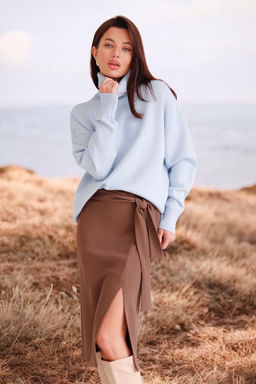 Martichelli Юбка с завязками какао