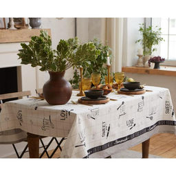 Скатерть Этель Homemade 149х180см, 100% хлопок, саржа 190 г/м2  фото 2