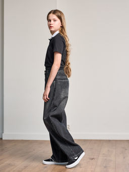 Джинсы-багги для девочек - СИНЯЯ МОДА фото 4