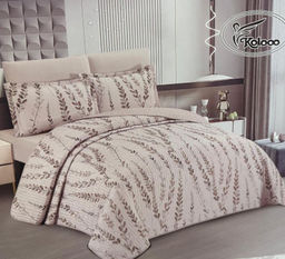 Одеяло стеганное с простыней на резинке и наволочками 2шт Koloco 192-1 192-1/05