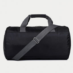 Сумка спортивная на молнии, длинный ремень, цвет чёрный - Simaland фото 3