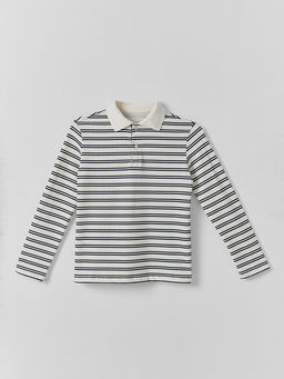 Поло для мальчиков в полоску - Mark formelle фото 4