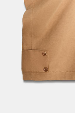CAMISETA CAPA ALGOD?N / Camel medio - Zara фото 7