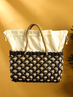 Сумка плетёная «София», из сиграсса, 33×10×38 см