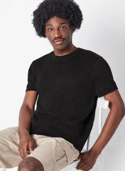 Мужская вязаная футболка LIVERGY фото 5