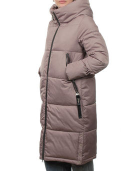 868 BEIGE Пальто зимнее женское (170 гр. холлофайбер) - Fashion фото 5