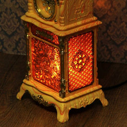 Часы-светильник "Меломан", с будильником, 43 х 16 х 15 см