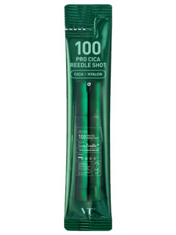 VT Cosmetics Pro Cica Reedle Shot 100 Stick Pouch, 2ml*10ea - Бустер-сыворотка с микроиглами для чувствительной кожи