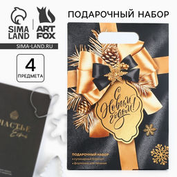 Подарочный набор новогодний, кулинарный блокнот и формочки для вырезания теста С Новым годом!