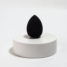 Спонжи для макияжа, набор - 2 шт., 6×4 см, увеличиваются при намокании, чёрные