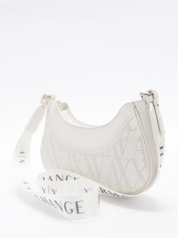Женская сумка через плечо ARMANI EXCHANGE WAVE TRAFORO Артикул 4368392, белый  фото 4