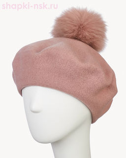 Берет фетр флис Помпон 115 Берет женский флис (58-59) - Tonak фото 16