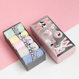 Носки женские KAFTAN Meow, набор 5 пар, размер 35-38