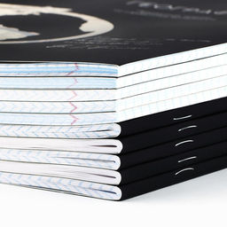 Тетради предметные, 48 л., набор из 10 шт., блок №1, софт тач лам, уф лак Силуэт - Artfox study фото 2