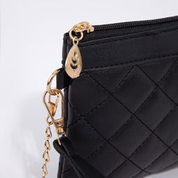 Сумка-клатч на молнии, цвет чёрный - Simaland фото 5