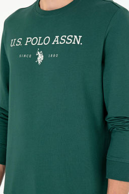 Мужской темно-зеленый свитшот Неожиданная скидка в корзине - U.s. polo assn фото 7