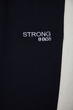 TRENDYOL MAN Lacivert Regular Fit Nak?s Detayl? Orme Pijama Tak?m? TMNAW24PT00030 - Trendyolmilla фото 15