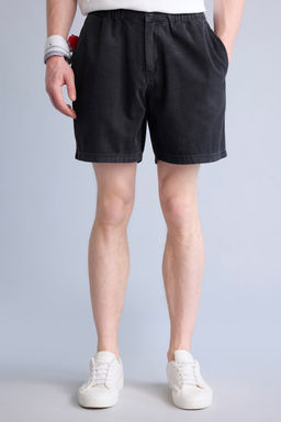 %100 Pamuk Relaxed Fit Bermuda Jean _ort - Defacto фото 4