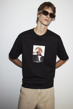 Camiseta con estampado Loose Fit