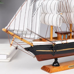Макет парусного корабля 32х32 см / 3328G /уп 18/ - Галеонтрейд фото 4