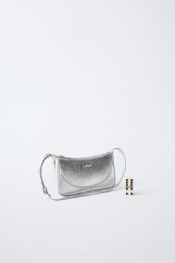 BANDOLERA METALIZADA / Plata - Zara фото 6