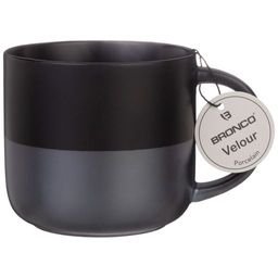 Кружка Bronco Velour 440 мл черная набор 4 шт  фото 2