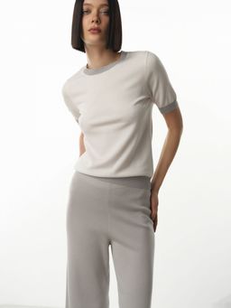 Conso/KTR 230727 - light grey Брюки женские  фото 5