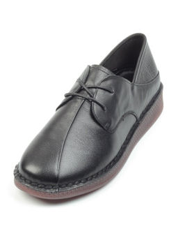 03-5905 BLACK Полуботинки женские (натуральная кожа)
