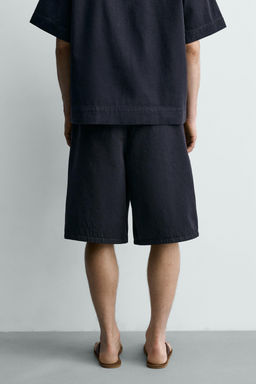 BERMUDA DENIM RELAXED FIT / Azul - Zara фото 3