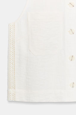 TOP ENTREDOSES LATERALES / Crudo - Zara фото 8