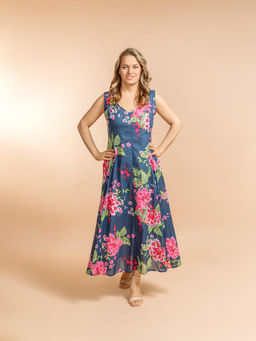 Платье (хлопок) №25-250-1 (Лето-2025) - Ганг фото 2