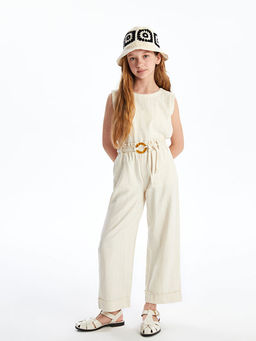 Beli Lastikli K?z ?ocuk Pantolon